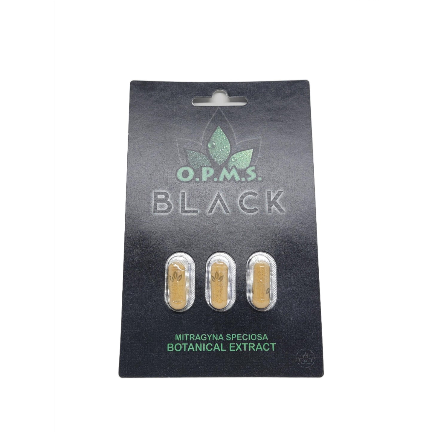 OPMS Kratom Caps 3CT Black