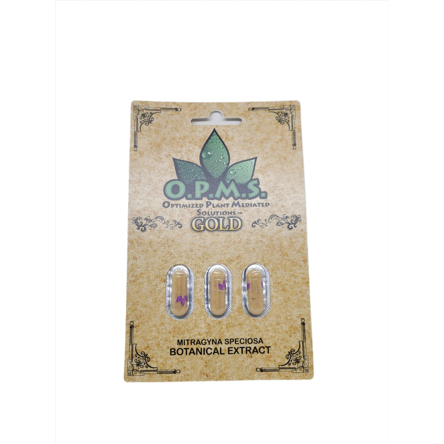 OPMS Kratom Caps 3CT Gold