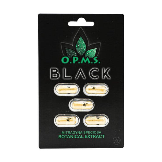 OPMS Kratom Caps 5CT Black