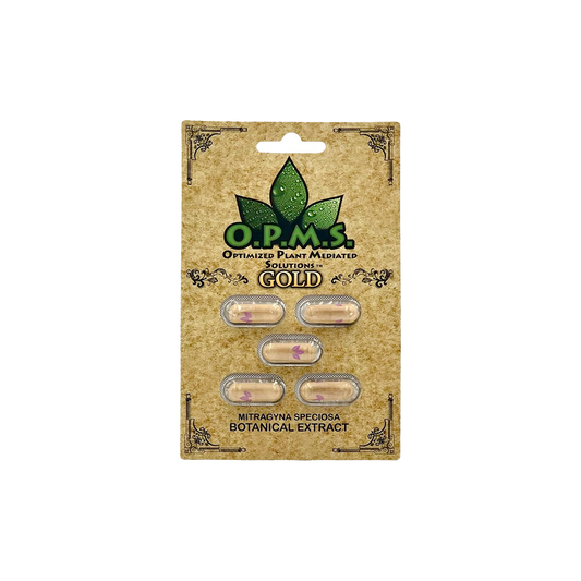 OPMS Kratom Caps 5CT Gold
