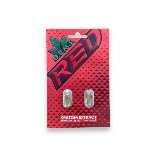 OPMS Red Kratom Extract Capsules