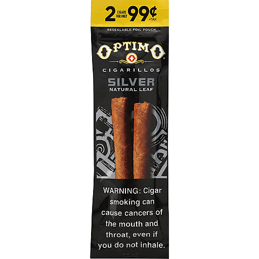 Optimo Cigarillos 2CT Silver