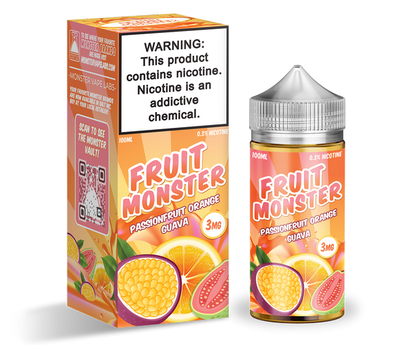 Jam Monster EJuice 100ML Passionfruit Orange Guava 0MG