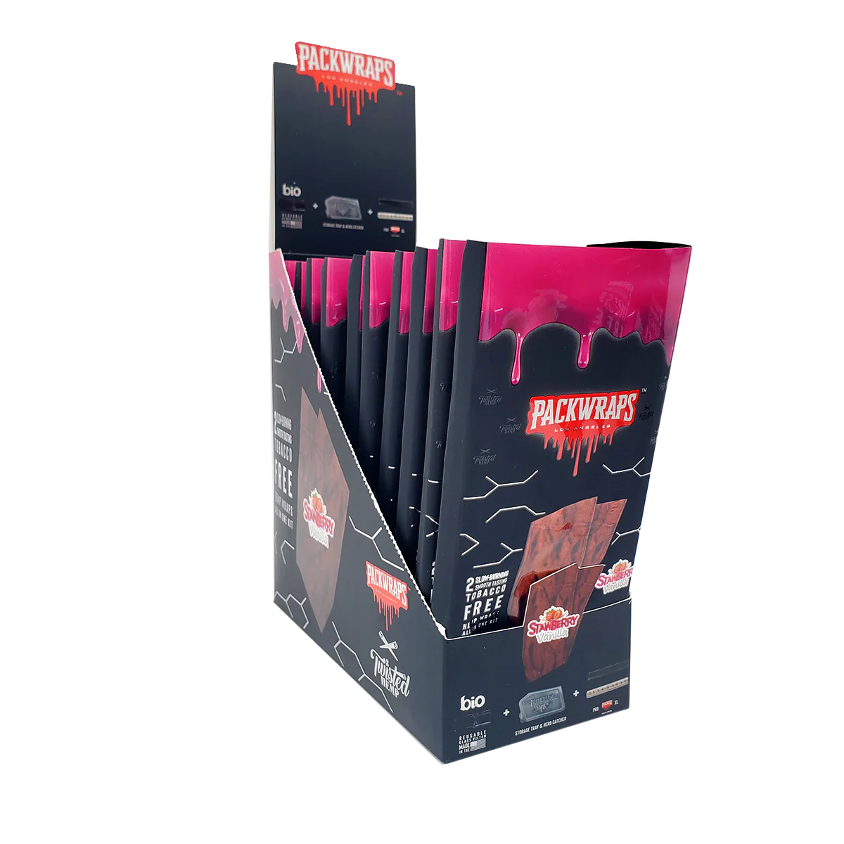 Pack Wraps 2CT Strawberry Vanilla