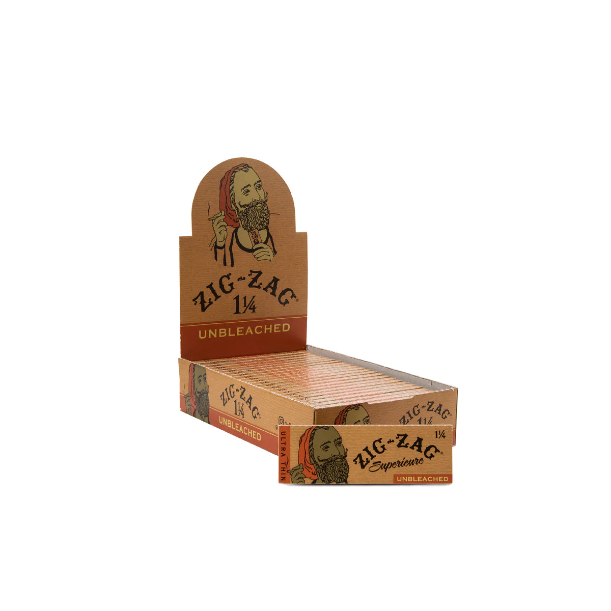 Zig Zag Papers 1 1/4 Unbleached