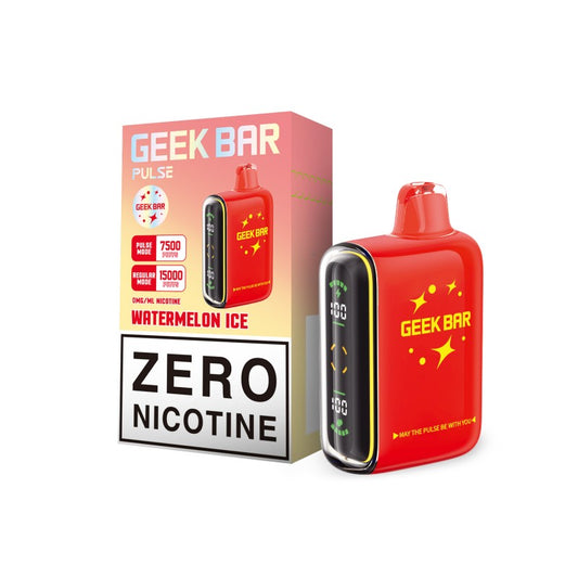 Geek Bar 0% Nicotine Disposable Vape Pulse 15000 Puffs