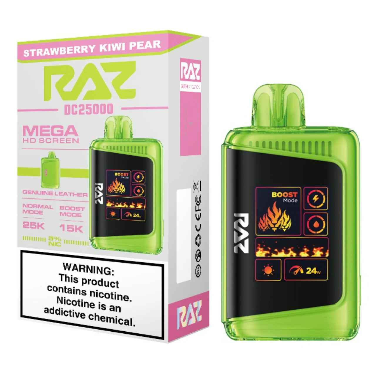 RAZ Vape Bar DC25K Strawberry Kiwi Pear