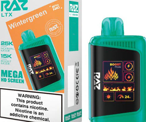 Front of Raz and Front of Box