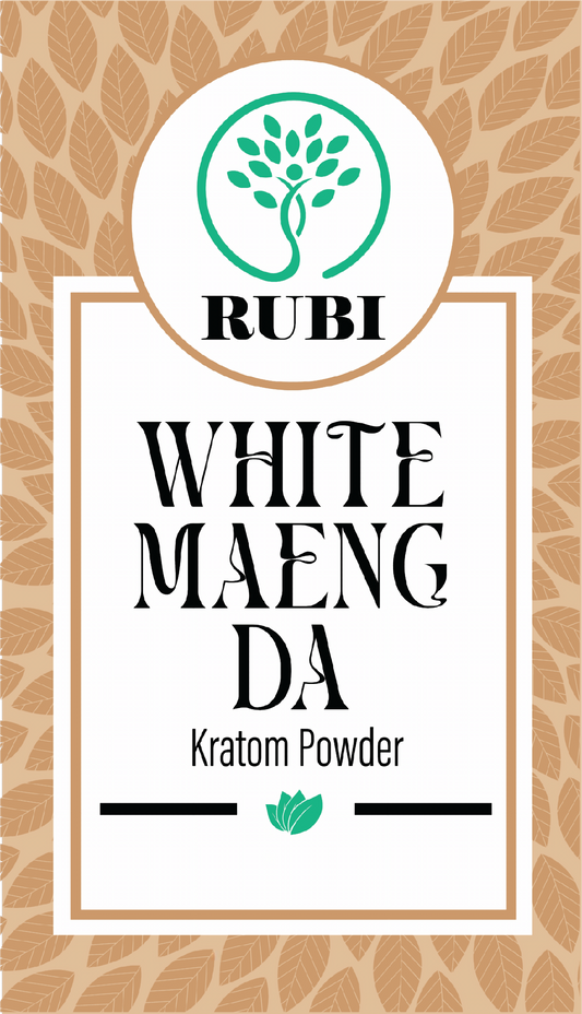 Rubi Kratom Powder 1KG Maeng Da White
