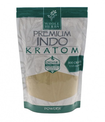 Whole Herbs Kratom Powder 17.5OZ Indo Premium