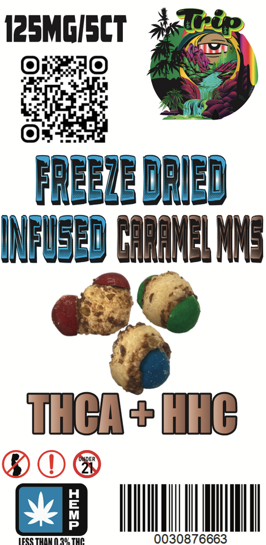 TRIP Freeze Dried Candy THCA & HHC 125MG M&M's 5CT