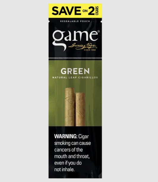 Game Cigarillos 2CT Green