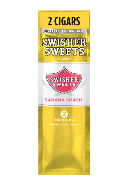 Swisher Sweet Cigarillos 2CT Banana Smash