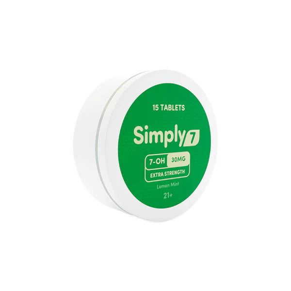 Simply7 Hydroxymitragynine Kratom Lemon Mint Extract Tablets