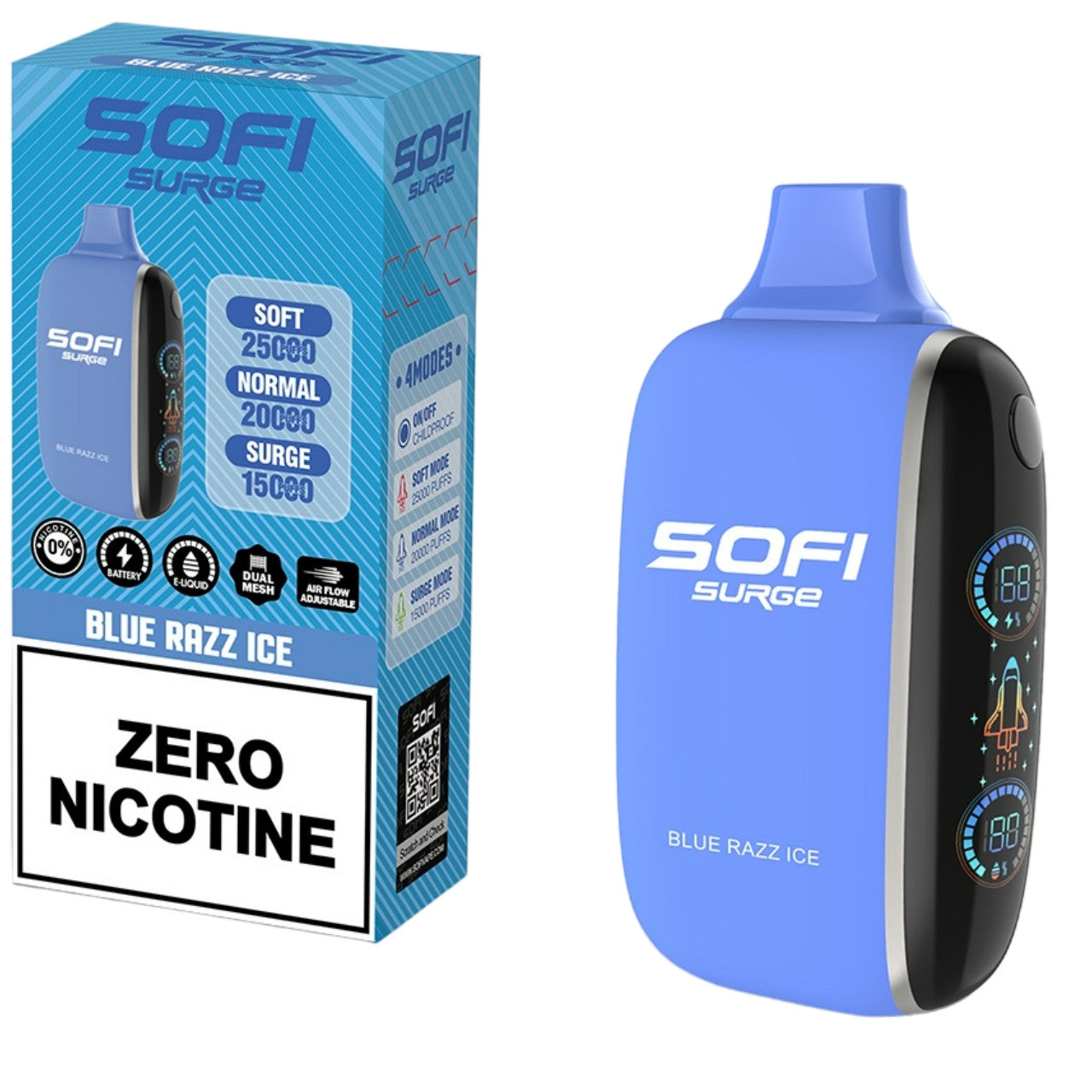 SOFI Surge Vape 25000 Zero Nicotine Disposable