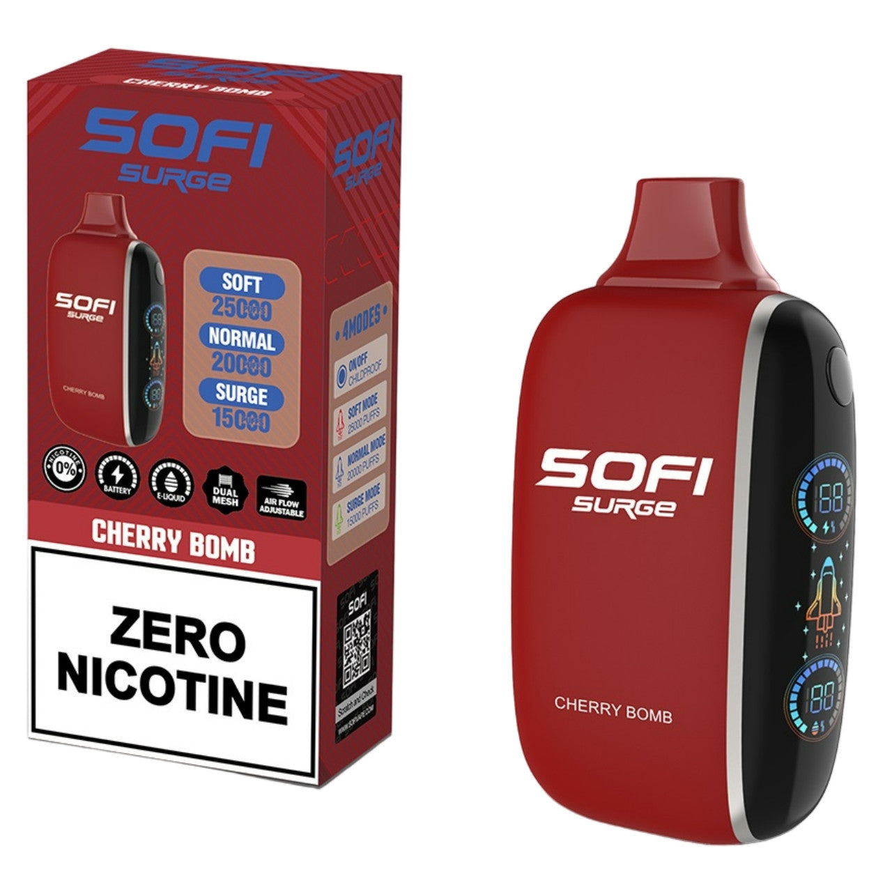 SOFI Surge Vape 25000 Zero Nicotine Disposable