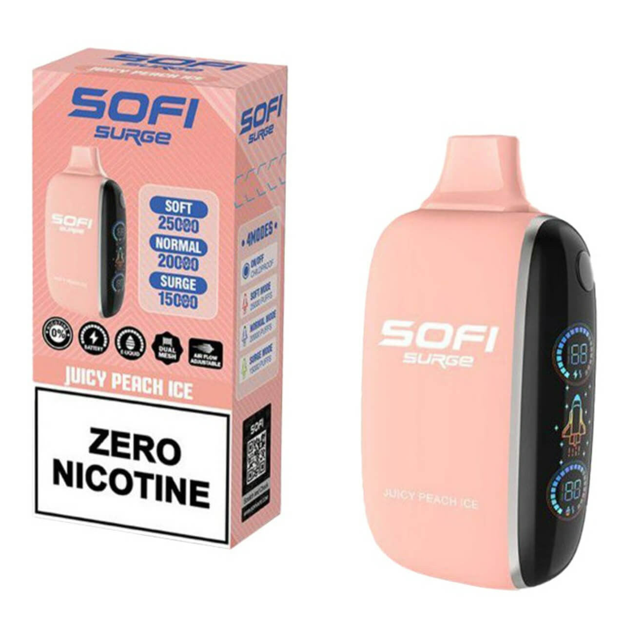 SOFI Surge Vape 25000 Zero Nicotine Disposable