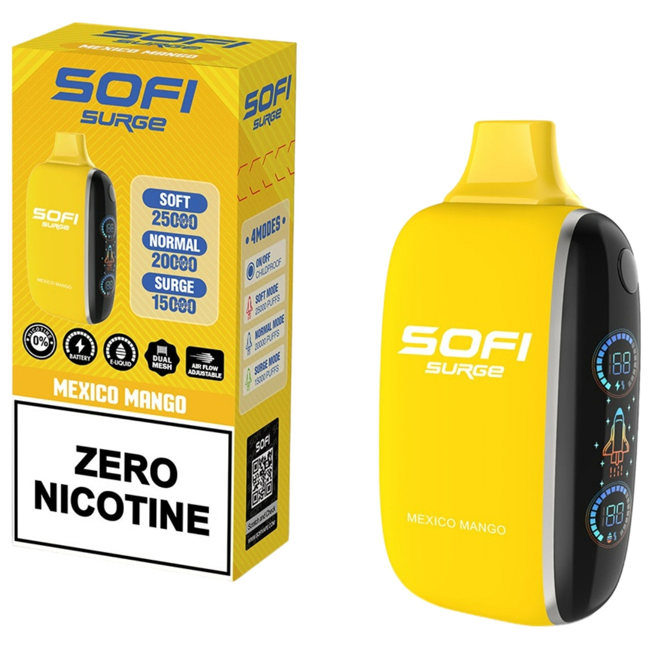 SOFI Surge Vape 25000 Zero Nicotine Disposable