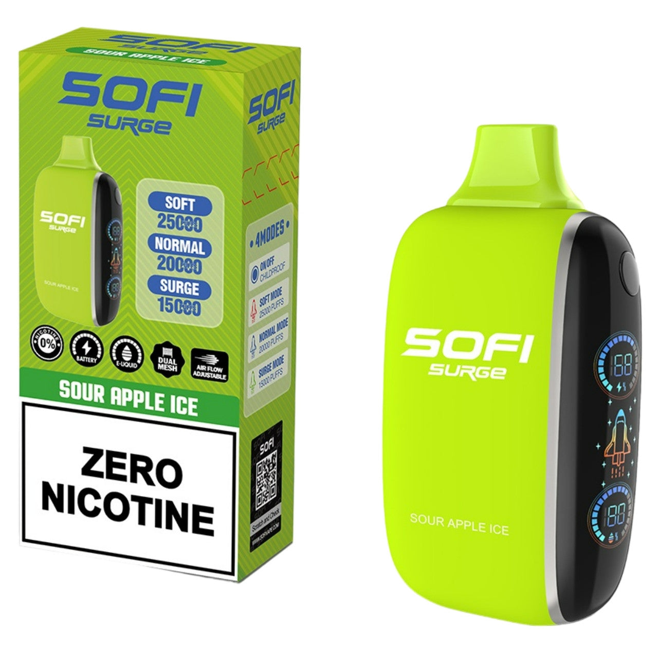 SOFI Surge Vape 25000 Zero Nicotine Disposable