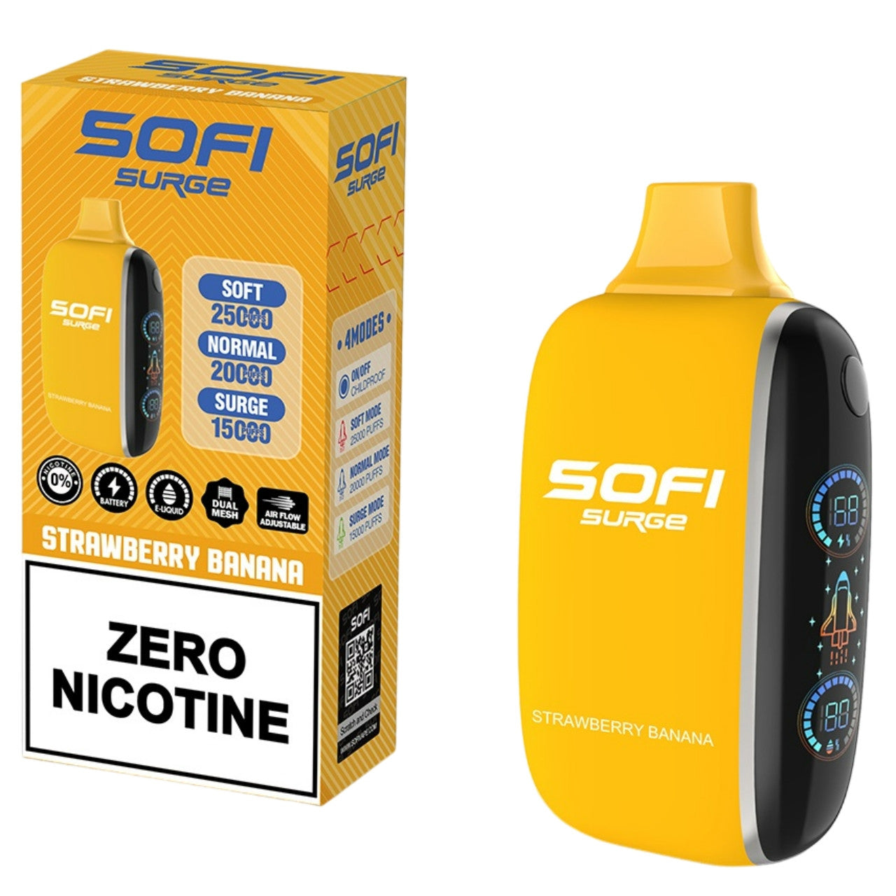 SOFI Surge Vape 25000 Zero Nicotine Disposable