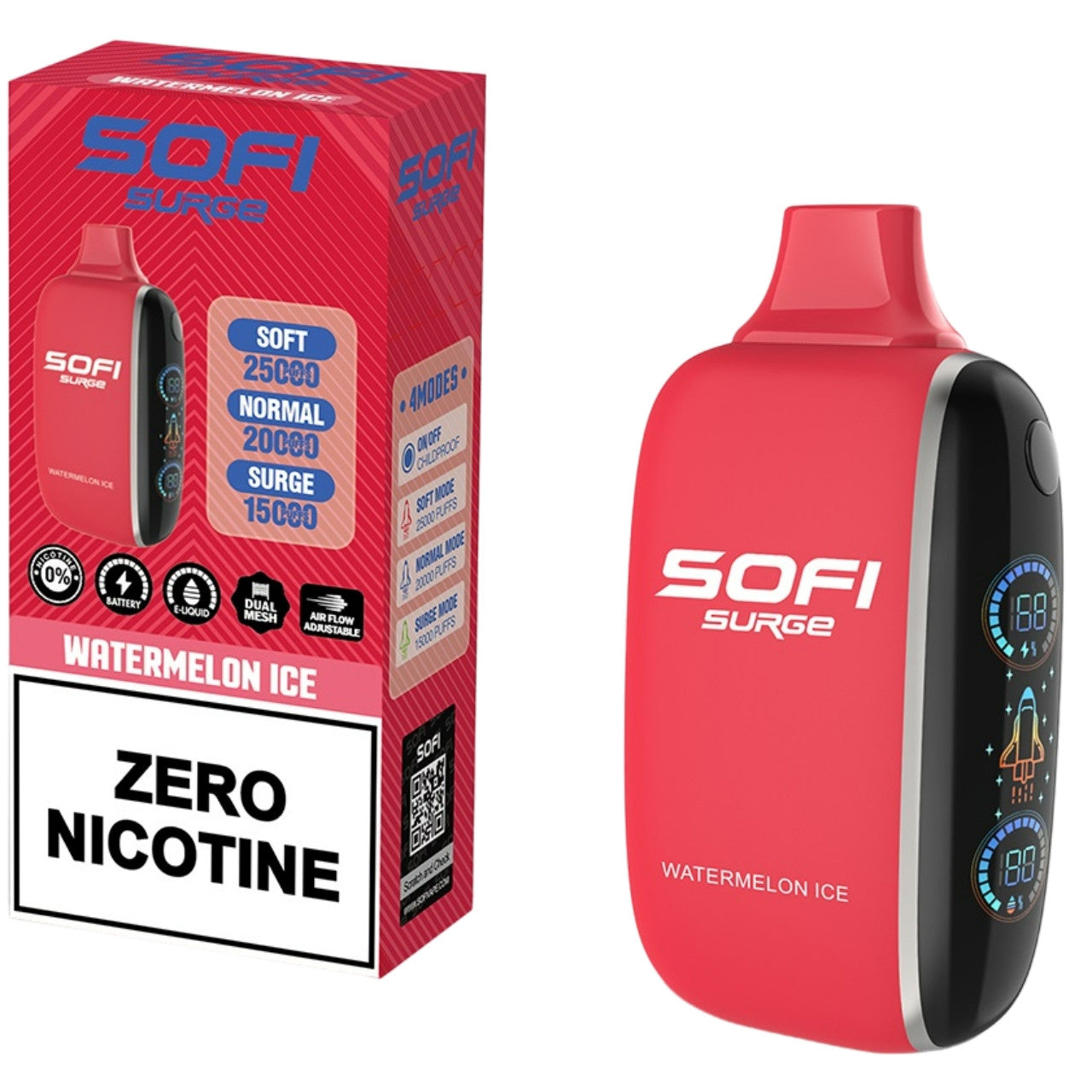 SOFI Surge Vape 25000 Zero Nicotine Disposable