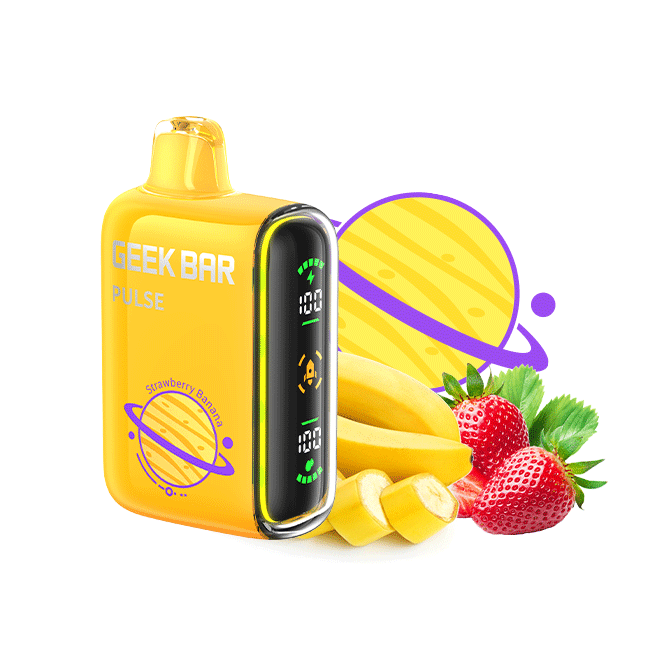 Geek Vape Bar Pulse 15000 Puffs Strawberry Banana