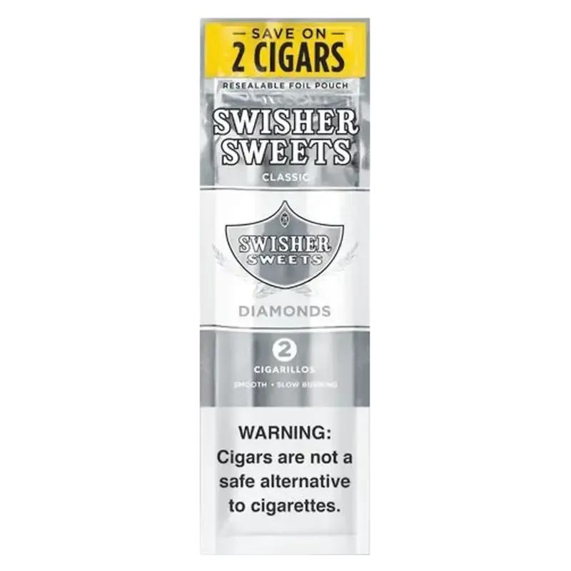 Swisher Sweet Cigarillos 2 Count Diamonds 1.19
