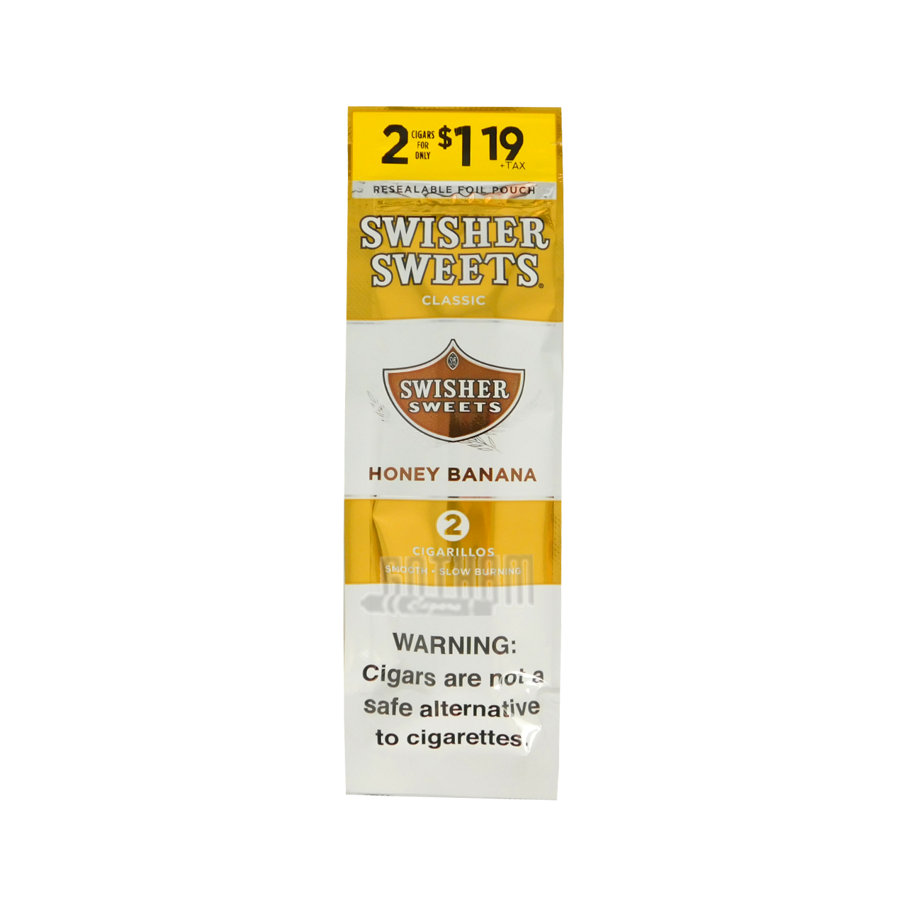 Swisher Sweet Cigarillos 2CT Honey Banana
