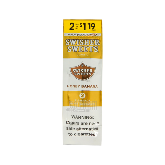 Swisher Sweet Cigarillos 2CT Honey Banana