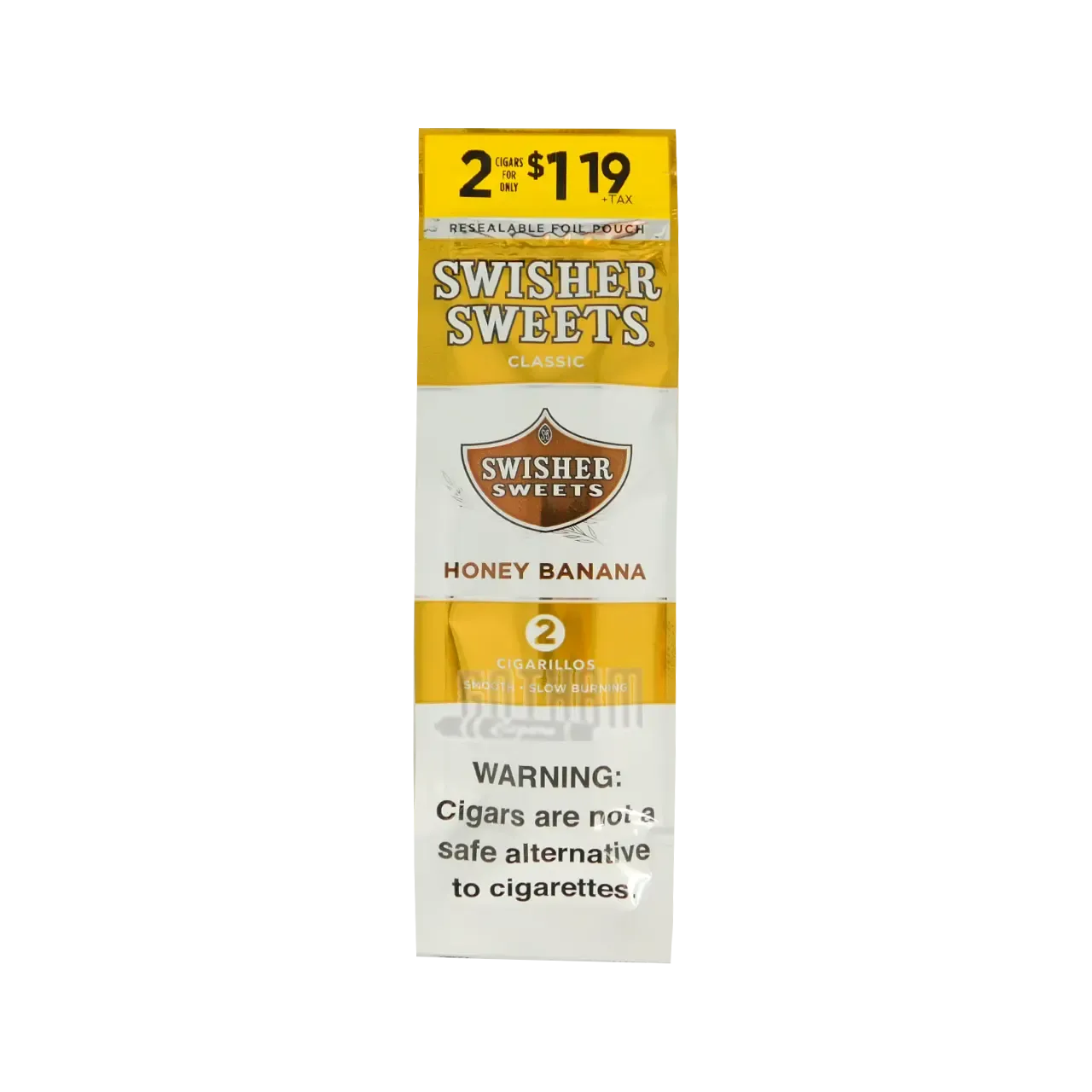 Swisher Sweet Cigarillos 2 Count Honey Banana