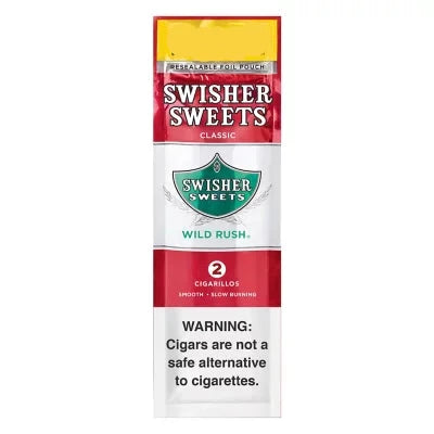 Swisher Sweet Cigarillos 2CT Wild Rush
