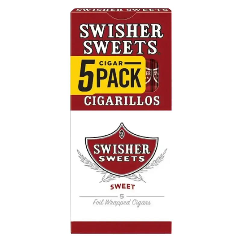 Swisher Sweet Cigarillos 5 Count Regular