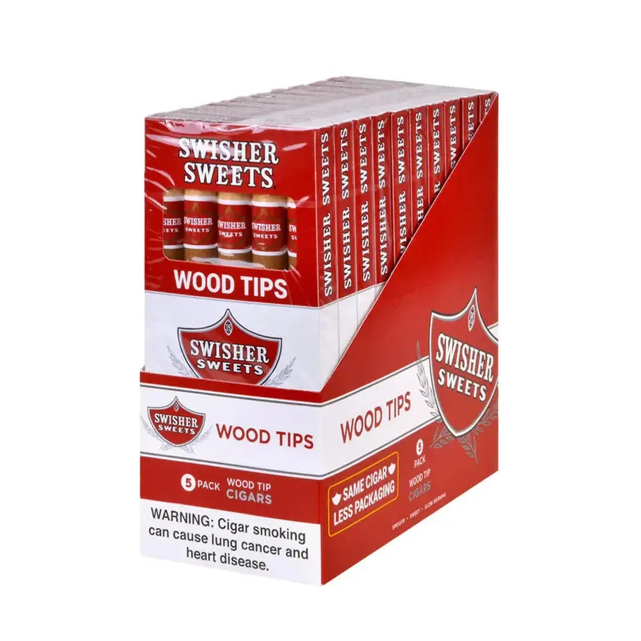 Swisher Sweet Cigarillos 5 Count Sweet Wood