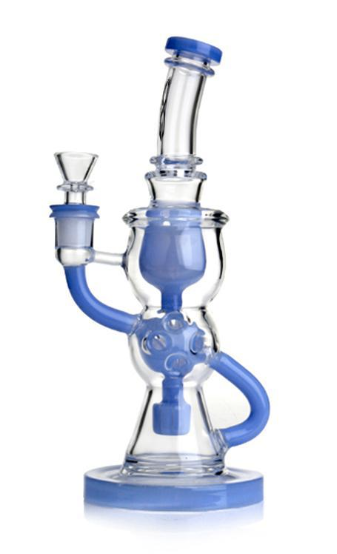 Glass Guru Waterpipe 10" Mothership Fab Klein