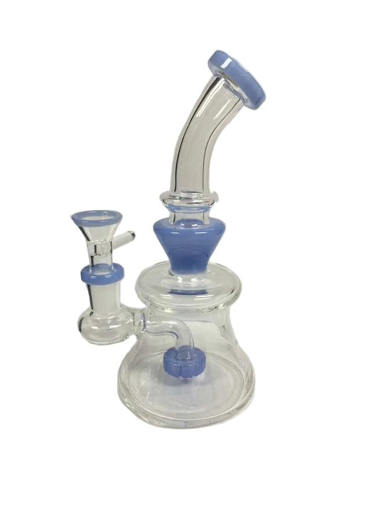 Waterpipe 7" Flared Beaker Shower Head Perc Color Mix