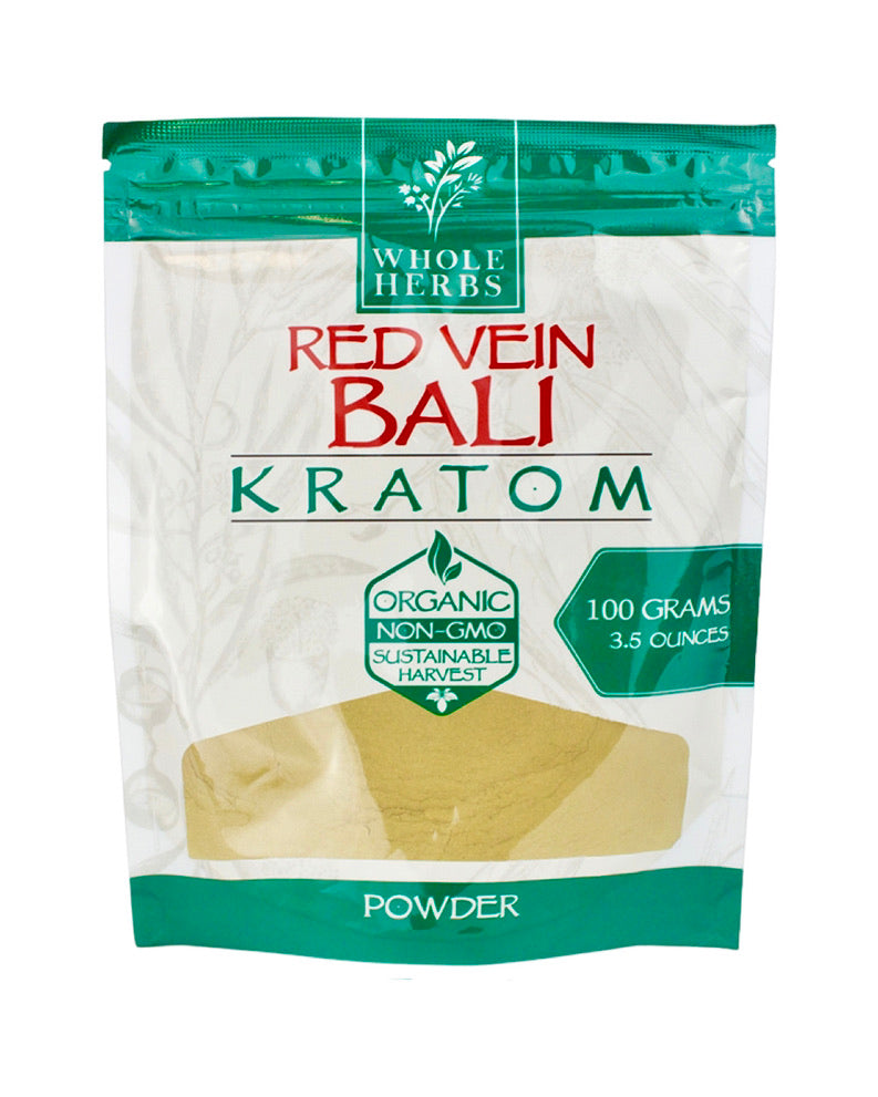 Whole Herbs Kratom Powder 3.5OZ Bali Red