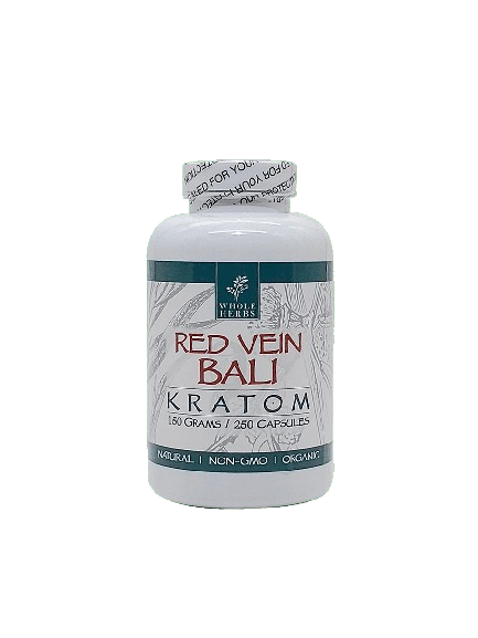 Whole Herbs Kratom Caps 120CT Bali Red