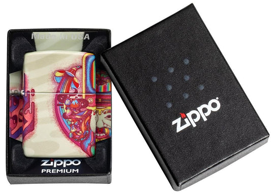 Zippo Lighter Trippy Design