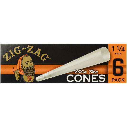Zig Zag Cones Ultra Thin 1 1/4 6 Count / 1 Count
