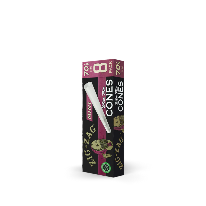 Zig Zag Cones Ultra Thin 70's Size 8CT / 1CT
