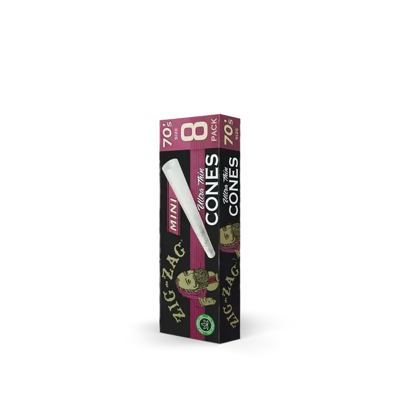 Zig Zag Cones Ultra Thin 70's Size 8 Count / 1 Count