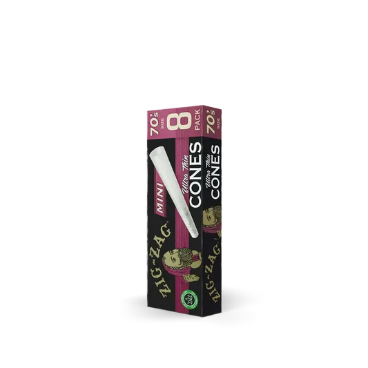 Zig Zag Cones Ultra Thin 70's Size 8 Count / 1 Count