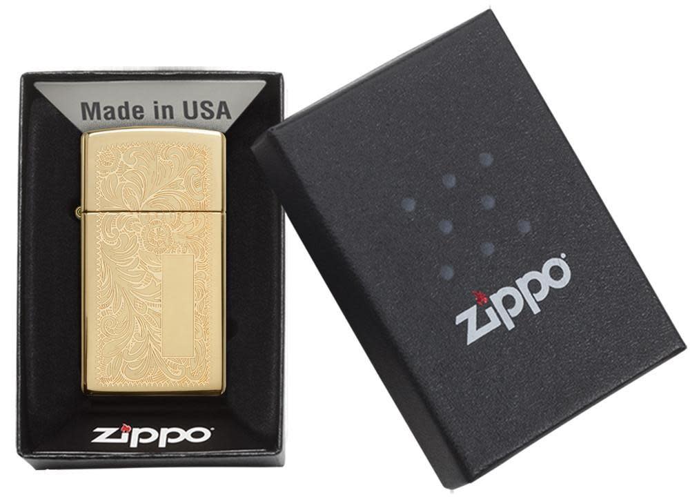 Zippo Lighter Venetian Brass