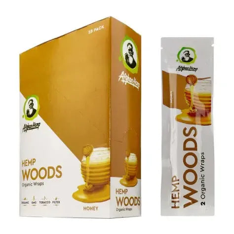 Afghan Hemp Wraps 2 Count Woods Honey
