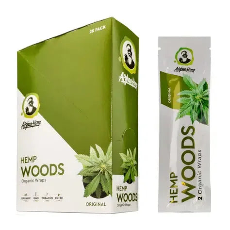 Afghan Hemp Wraps 2 Count Woods Original