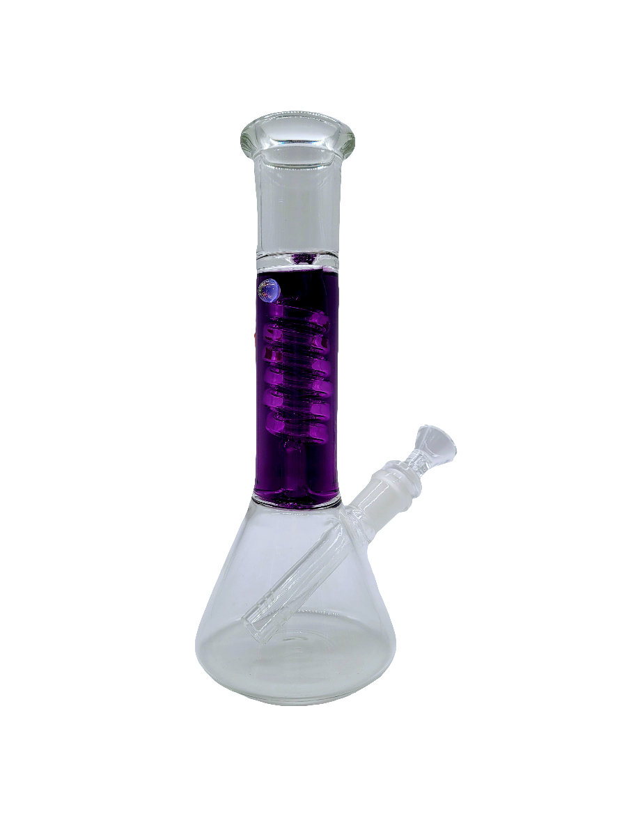 Waterpipe 9.5" Glycerin Coil Percolator
