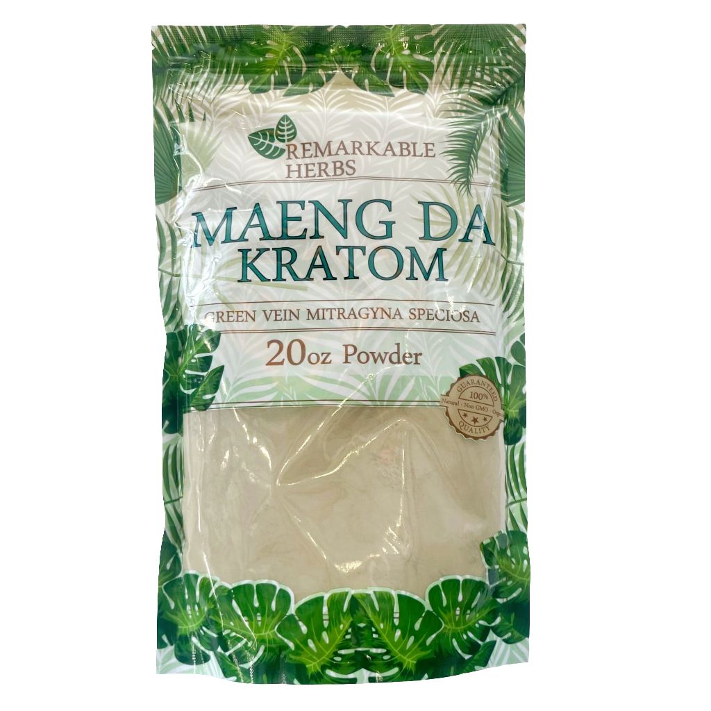 Remarkable Herbs Kratom Powder 20OZ Maeng Da Green
