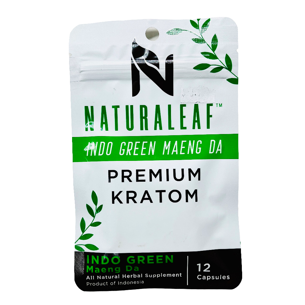 Naturaleaf Kratom Caps 12CT Indo Maeng Da Green
