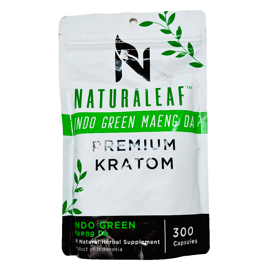 Naturaleaf Kratom Caps 300CT Indo Maeng Da Green