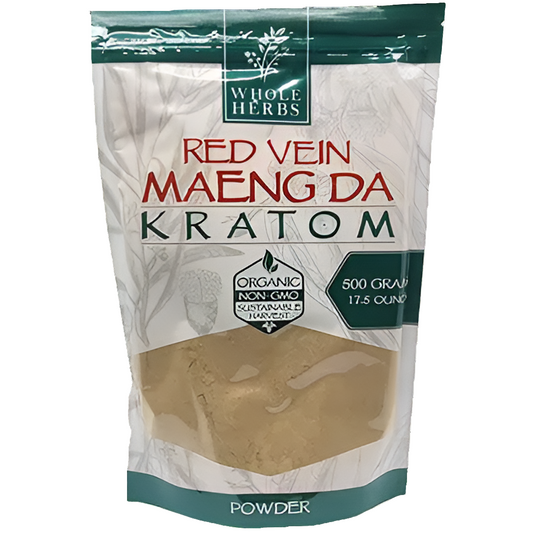 Whole Herbs Kratom Powder 17.5OZ Maeng Da Red